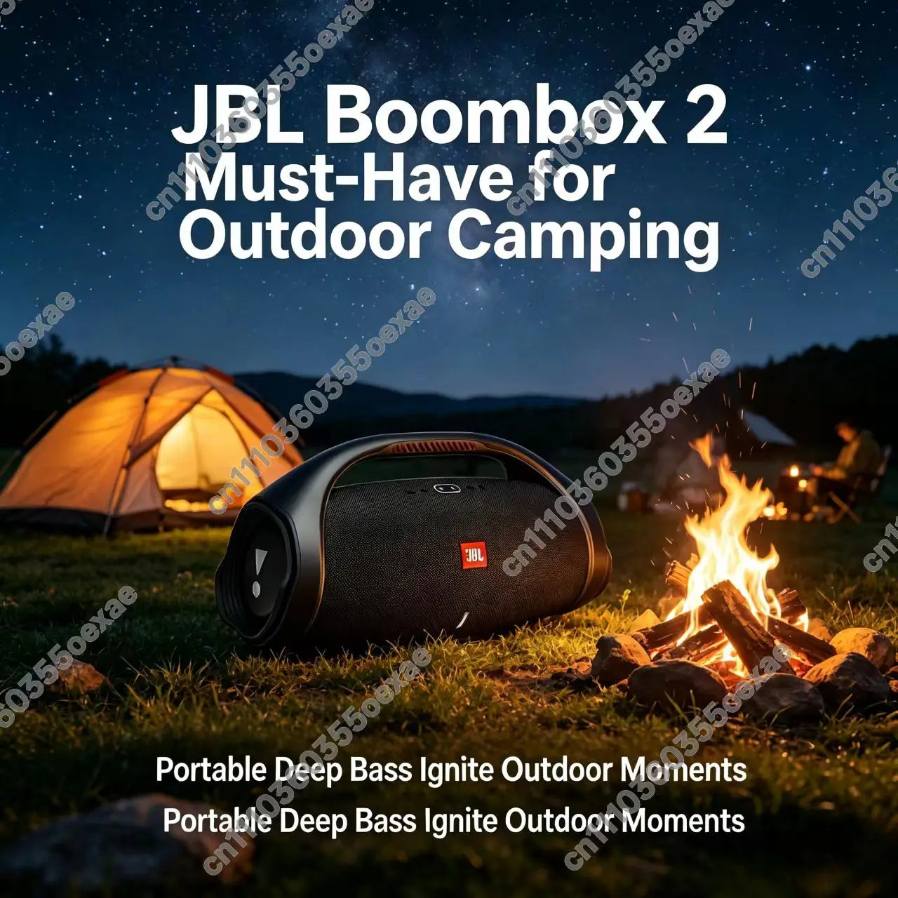 Parlante Bluetooth Portátil JBL Boombox 2 Ares II | IPX7 | Sonido Potente | Para Fiestas y Exterior