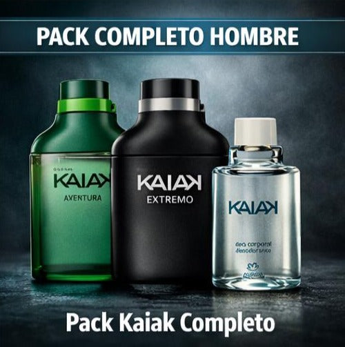 Kit Kaiak Premium Total — Adventure + Extreme + Natura Refill