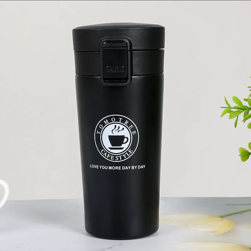 Taza Térmica 380/510ML Acero Inoxidable | Mantiene Calor y Frío | Para Auto y Deportes al Aire Libre