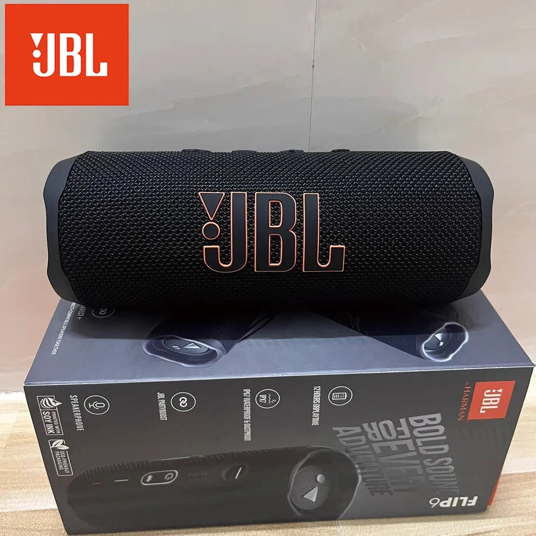 Parlante Bluetooth Portátil JBL Flip 6 | Resistente al Agua | Sonido Potente | Tweeters Independientes