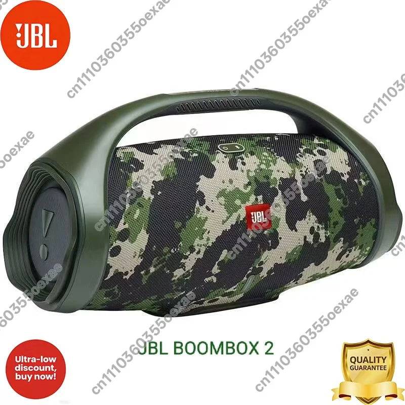Parlante Bluetooth Portátil JBL Boombox 2 Ares II | IPX7 | Sonido Potente | Para Fiestas y Exterior