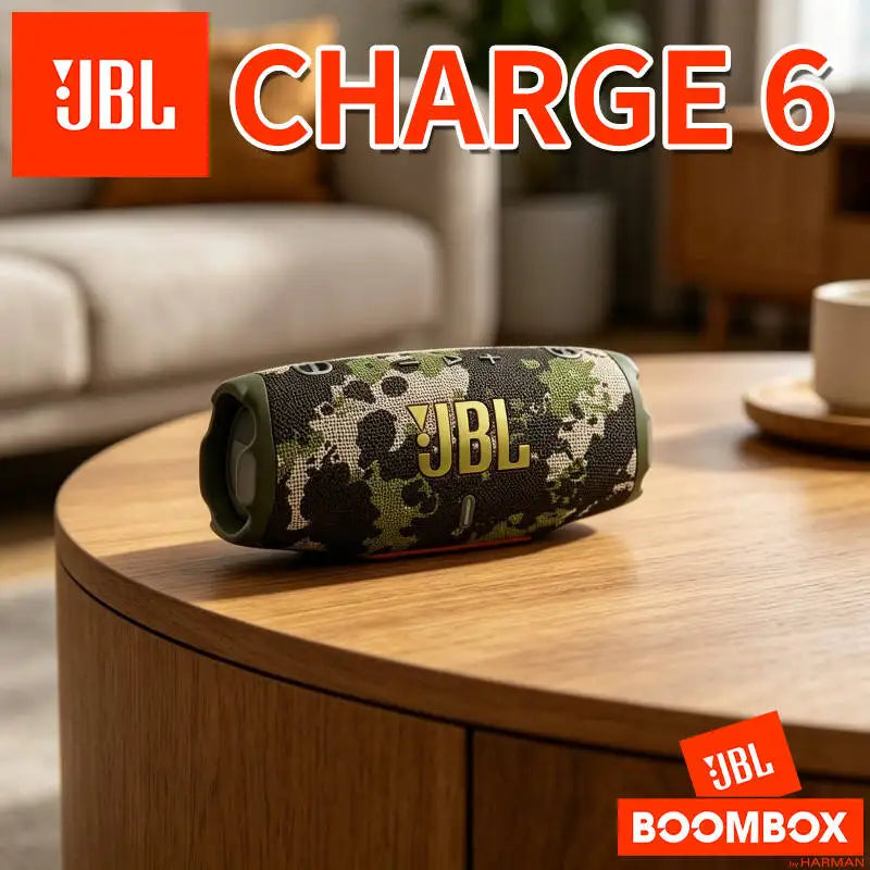 Parlante Portátil JBL Charge 6 / Flip 7 / Go 4 Shockwave | Volumen Moderado | Uso Diario y Entretenimiento