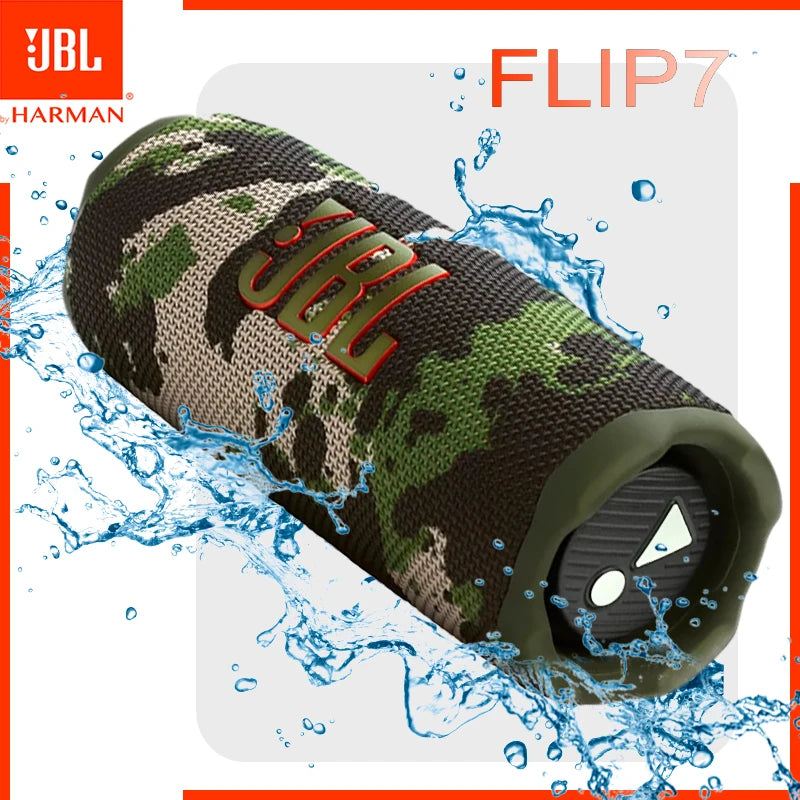 Parlante Bluetooth Portátil JBL Flip 7 Mini | HiFi Estéreo | Bajos Potentes | IP68 Resistente al Agua
