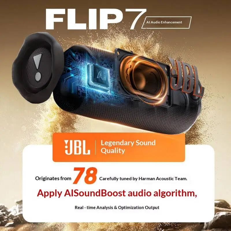 Parlante Portátil JBL Charge 6 / Flip 7 Caleidoscopio Mini | Para Ciclismo y Picnic | Sonido Estéreo