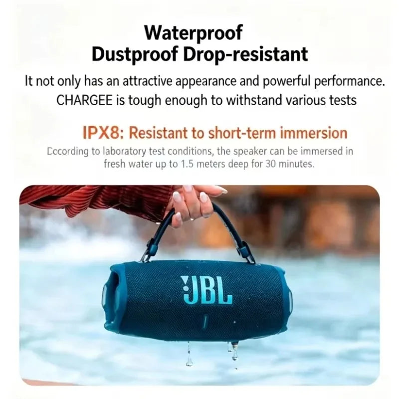 Parlante Bluetooth Portátil JBL Charge 6 | IP68 Resistente al Agua | Batería Banco | Sonido Estéreo | Para Fiestas
