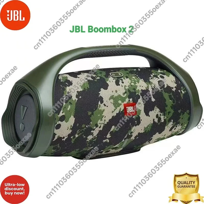Parlante Bluetooth Portátil JBL Boombox 2 Ares II | IPX7 | Sonido Potente | Para Fiestas y Exterior