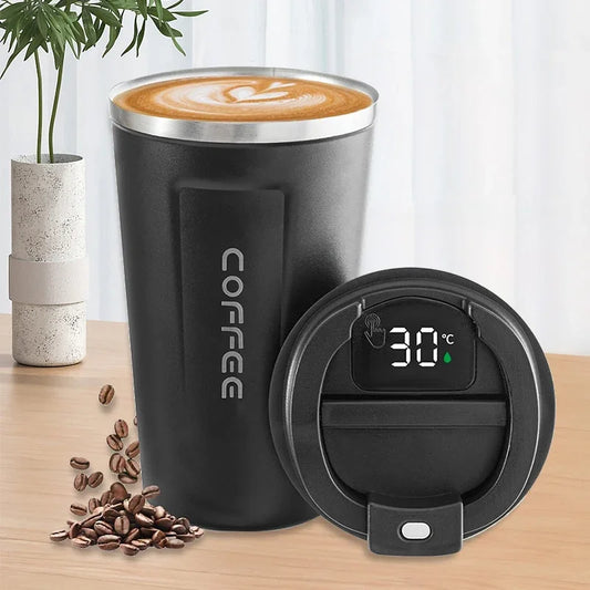 Taza Térmica para Auto | Acero Inoxidable, Tapa Hermética | Mantiene Calor y Frío por Horas
