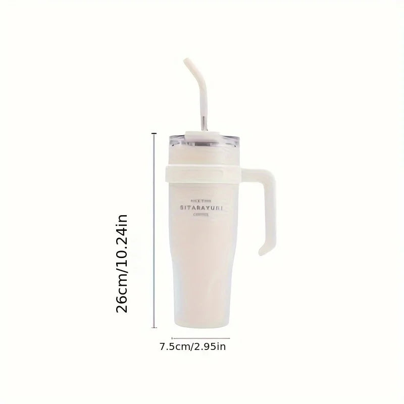 Vaso con Sorbete Gran Capacidad 38.55oz | Acero Inoxidable | Para Auto, Oficina y Hielo