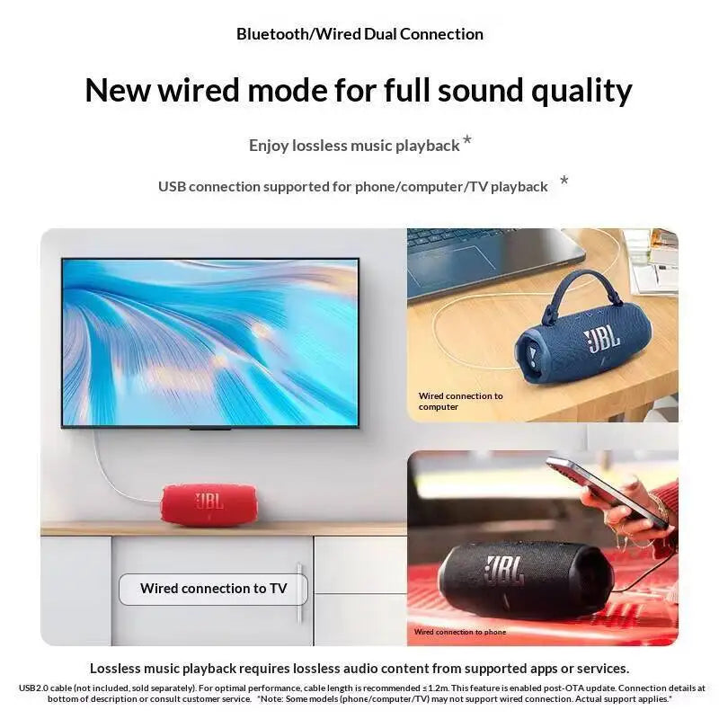 Parlante Bluetooth Portátil JBL Charge 6 / Flip 7 Caleidoscopio | Éxito Global | Sonido Estéreo | Exterior
