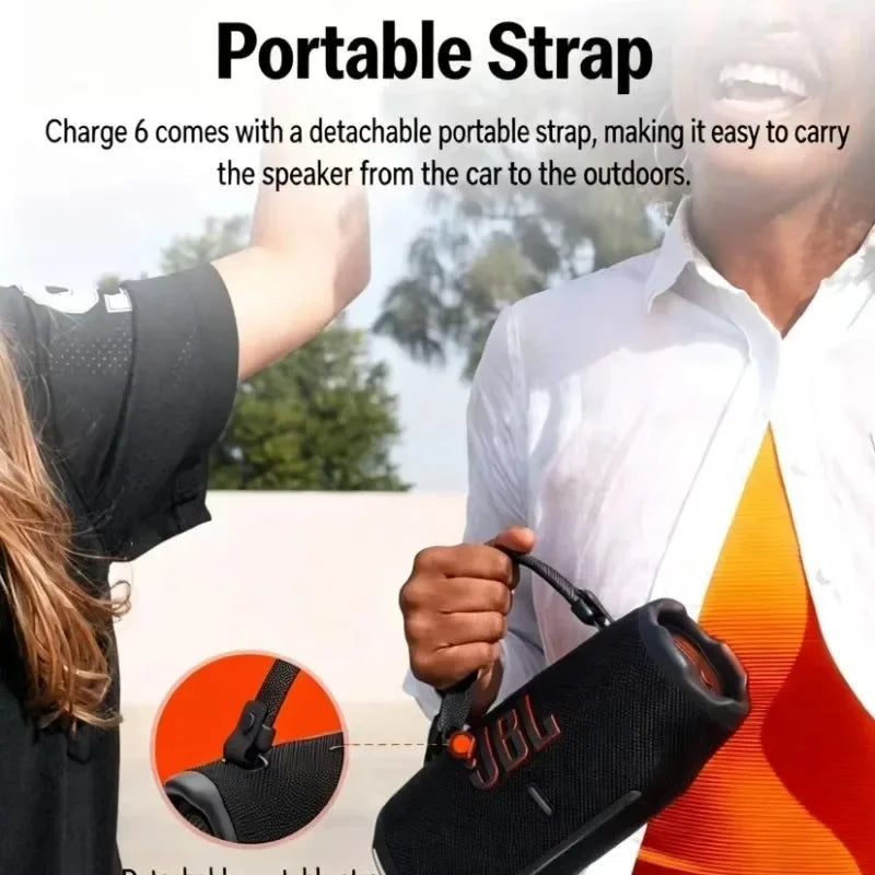 Parlante Bluetooth Portátil JBL Charge 6 | IP68 Resistente al Agua | Batería Banco | Sonido Estéreo | Para Fiestas