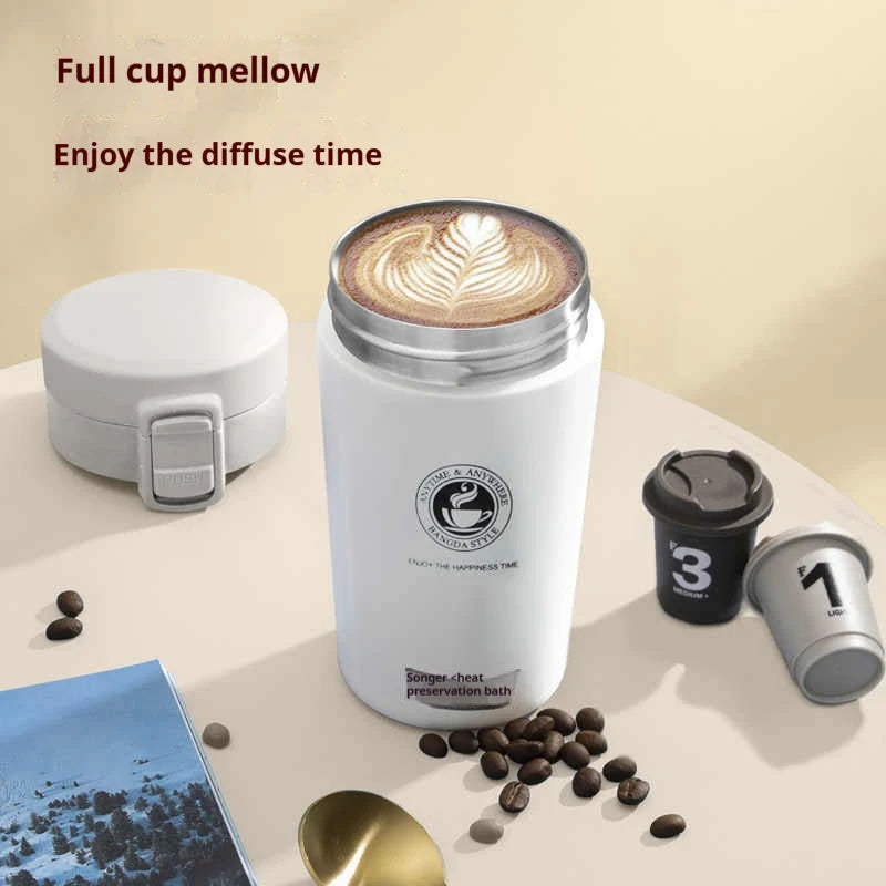 Taza Térmica 380/510ML Acero Inoxidable | Mantiene Calor y Frío | Para Auto y Deportes al Aire Libre