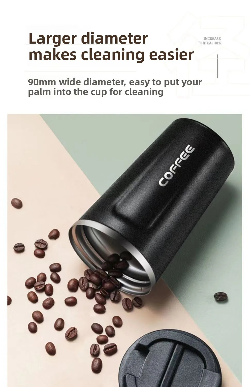 Taza Térmica para Auto | Acero Inoxidable, Tapa Hermética | Mantiene Calor y Frío por Horas