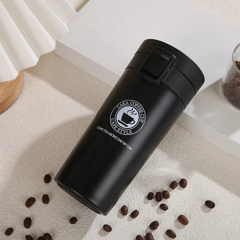 Taza Térmica 380/510ML Acero Inoxidable | Mantiene Calor y Frío | Para Auto y Deportes al Aire Libre