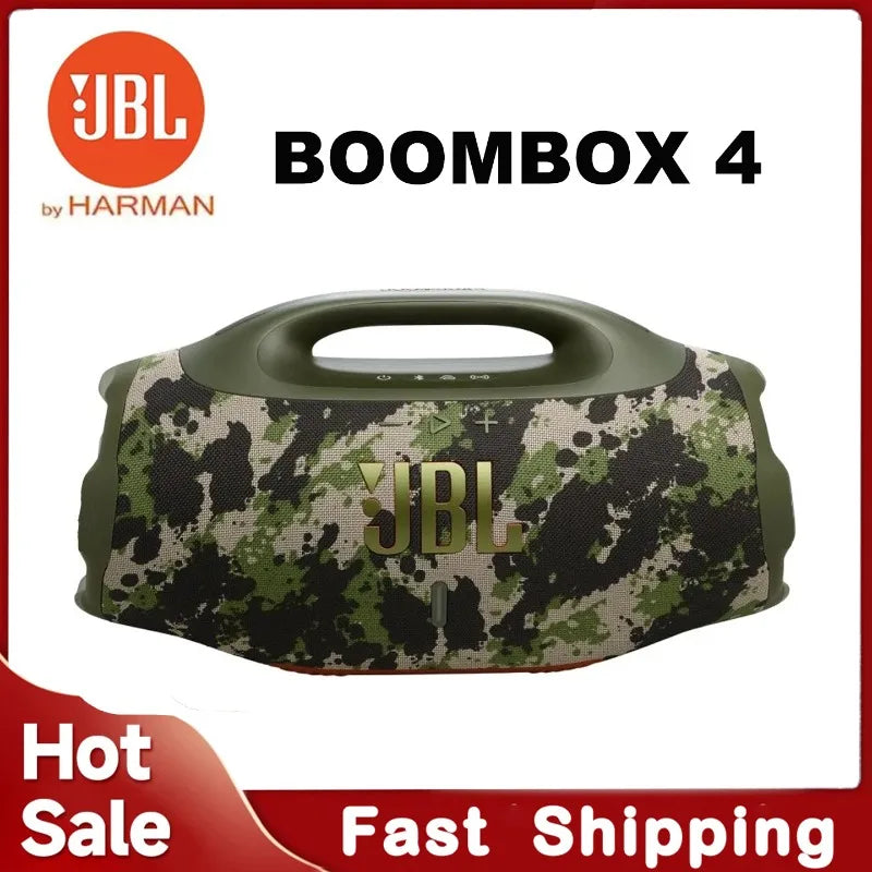 Parlante Bluetooth Portátil JBL Boombox 4 | Alta Potencia | Sonido Estéreo | Resistente al Agua | Exterior