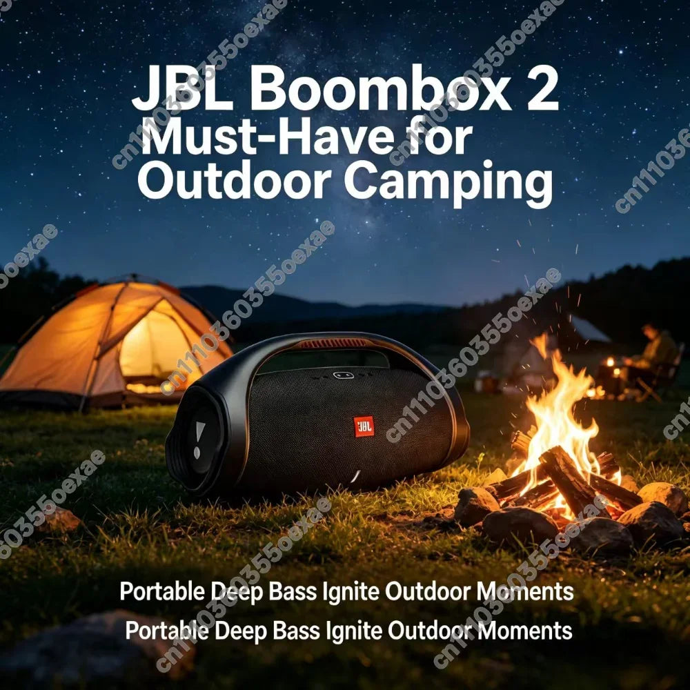 Parlante Bluetooth Portátil JBL Boombox 2 Ares II | IPX7 | Sonido Potente | Para Fiestas y Exterior