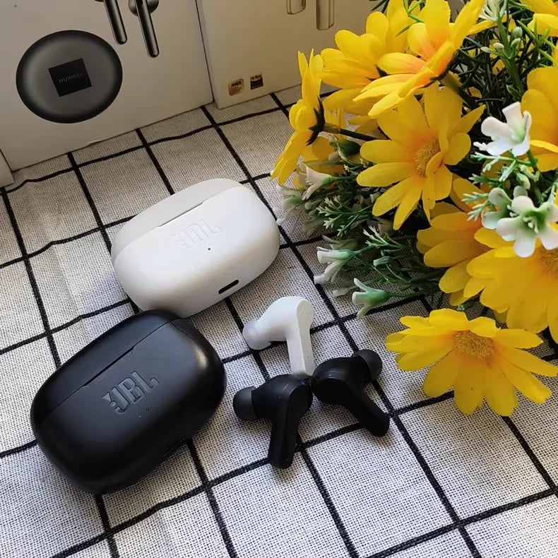 Auriculares Bluetooth TWS JBL Wave 200 | Cancelación de Ruido | HiFi | Deportivos | Resistentes al Agua