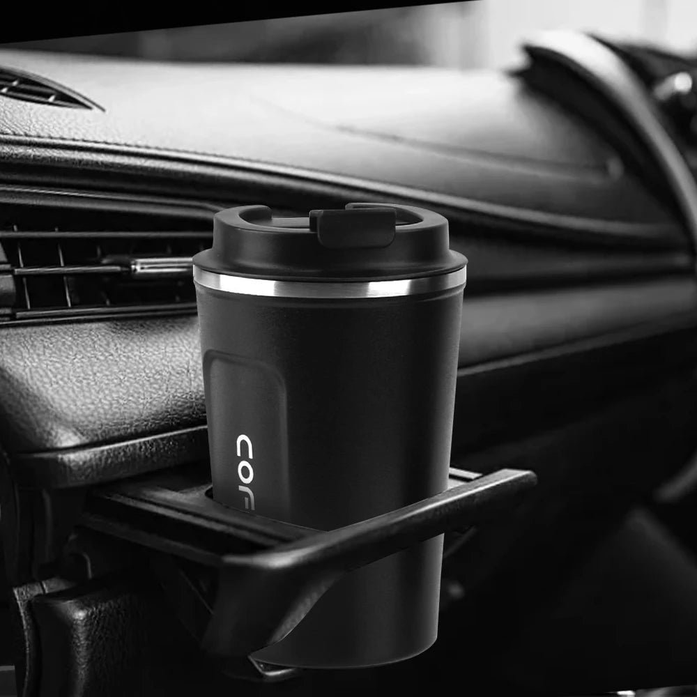 Taza Termo Hermética 380/510ML | Doble Acero Inoxidable | Para Café, Té y Agua | Auto y Oficina