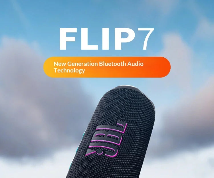 Parlante Bluetooth Inalámbrico JBL Flip 7 Caleidoscopio 7ª Gen | Resistente al Agua y Polvo | Para Ciclismo y Exterior