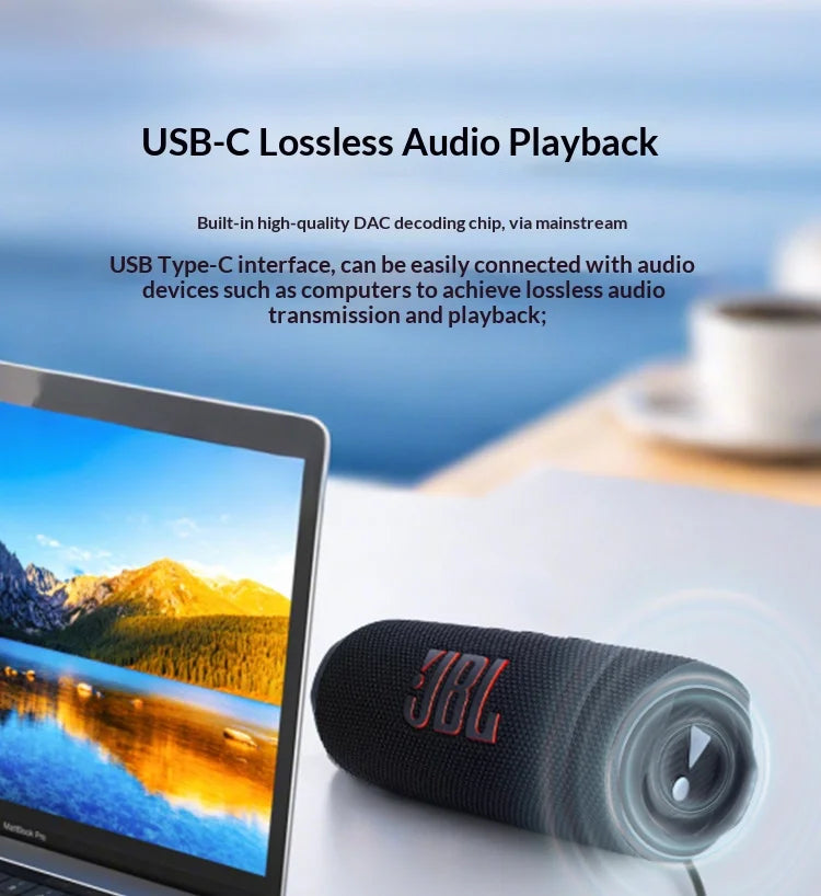 Parlante Bluetooth Inalámbrico JBL Flip 7 Caleidoscopio 7ª Gen | Resistente al Agua y Polvo | Para Ciclismo y Exterior
