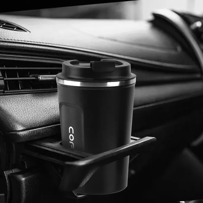 Taza Térmica para Auto | Acero Inoxidable, Tapa Hermética | Mantiene Calor y Frío por Horas