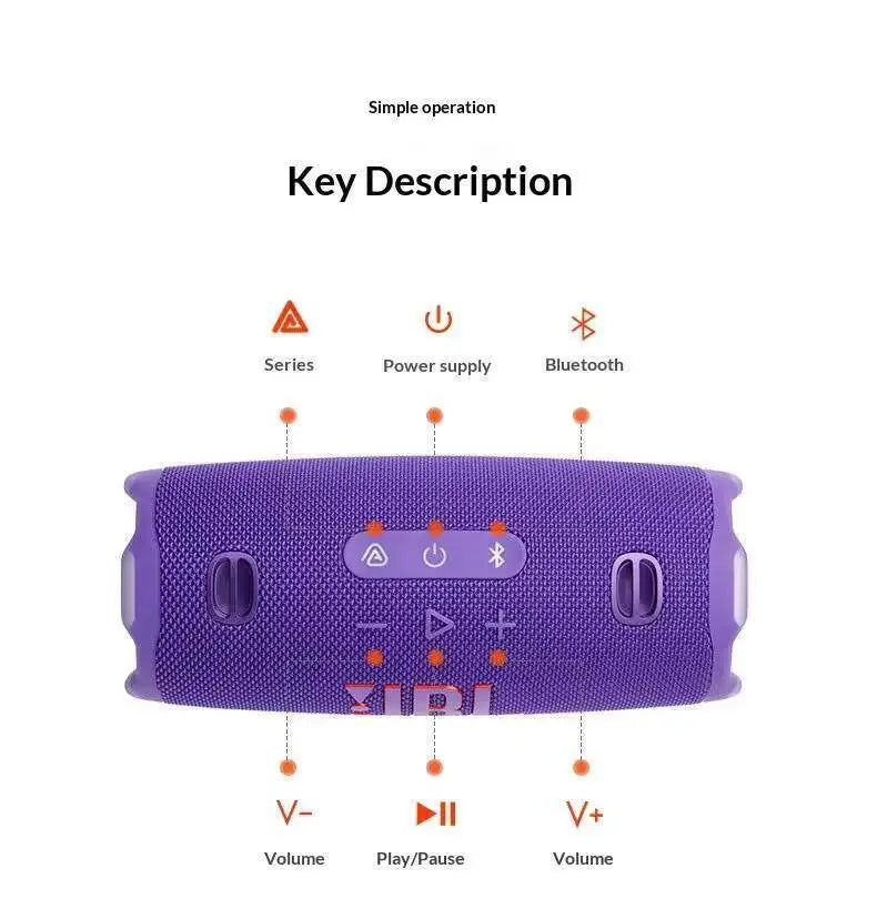 Parlante Bluetooth Portátil JBL Charge 6 / Flip 7 Caleidoscopio | Éxito Global | Sonido Estéreo | Exterior