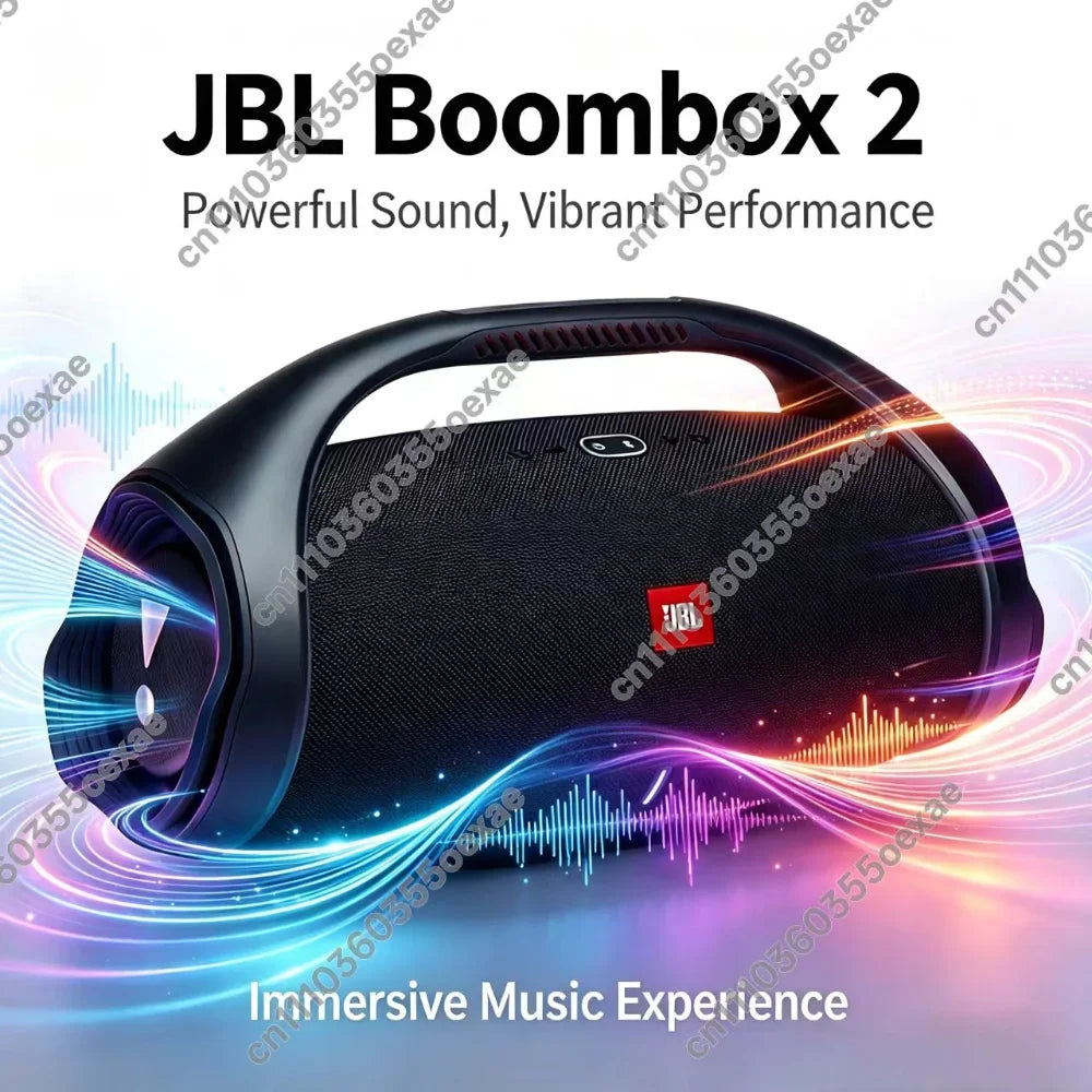 Parlante Bluetooth Portátil JBL Boombox 2 Ares II | IPX7 | Sonido Potente | Para Fiestas y Exterior