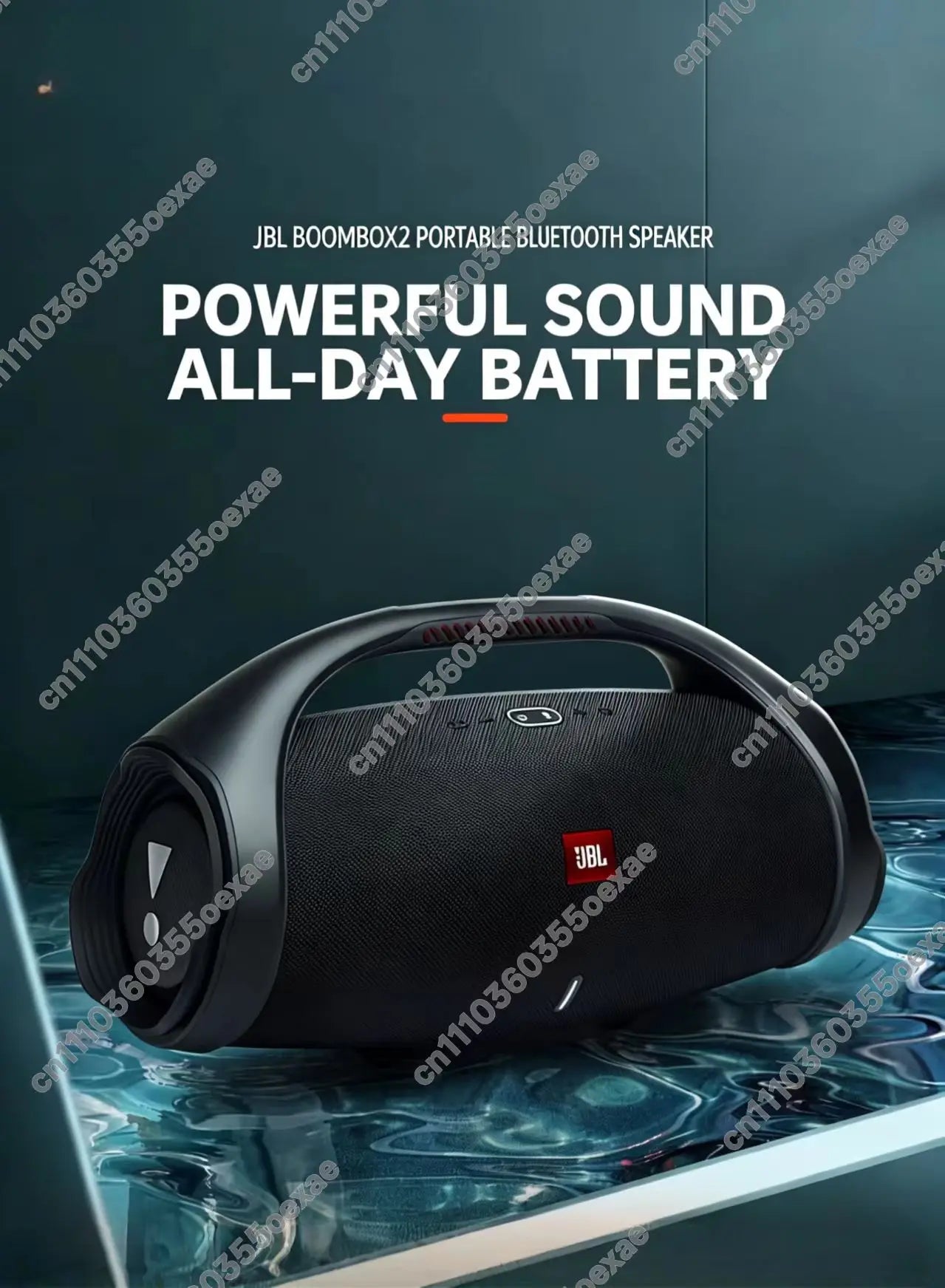 Parlante Bluetooth Portátil JBL Boombox 2 Ares II | IPX7 | Sonido Potente | Para Fiestas y Exterior