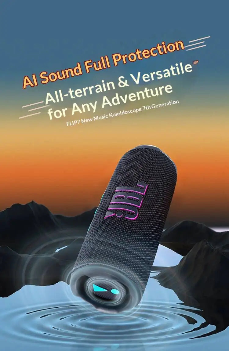 Parlante Portátil JBL Charge 6 / Flip 7 Caleidoscopio Mini | Para Ciclismo y Picnic | Sonido Estéreo