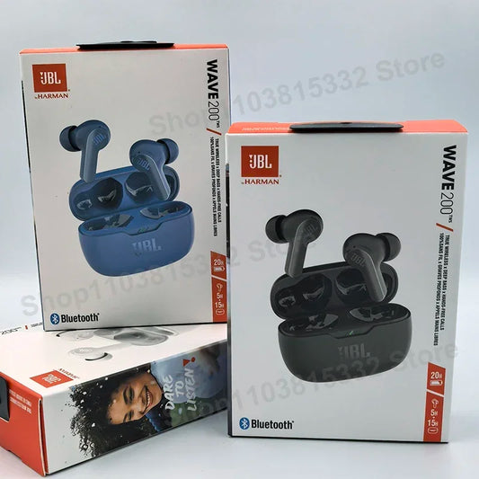 JBL Wave 200TWS True Wireless Bluetooth In-Ear Sport Headphones with Microphone | Bluetooth 5.0